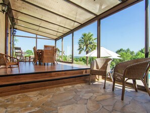 Dining - Cottage With Porch, Large Private Pool and Spacious Garden (La Roche-Chalais)