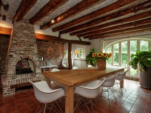 Dining - Beautiful and Historical Brabant Farmhouse With Large Garden in the Beautiful Leende (Leende)