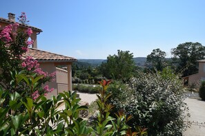 View from property - Villa in Joyeuse With Private Pool & History (Joyeuse)