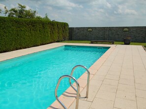 Outdoor pool - Picturesque Holiday Home in Oudesluis With Swimming Pool (Oudeslius)
