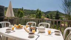 Ferienhaus | Balkon