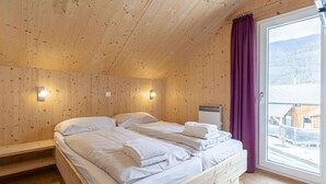 Chalet | 3 slaapkamers, individueel gemeubileerd, beddengoed