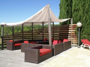 Villa | Balcony - Modern Villa in Lorgues With Private Pool (Lorgues)