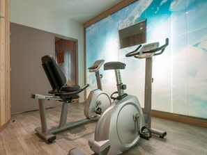 Fitness facility - Residence With Sauna and Bath House Right on the Slopes of Les Portes du Soleil (Morzine)
