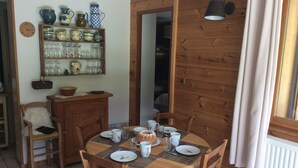 Dining - Cozy Chalet in Grand-bornand With Garden Furniture (Le Grand-Bornand)