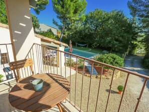 Villa | Balcony - Lovely Villa in Buisson With Private Swimming Pool (Buisson)