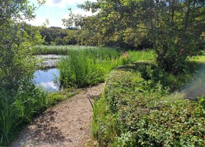 Hus | Udsigt fra overnatningsstedet