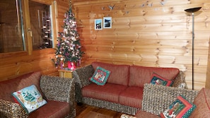 Chalet | Living room - Chalet in Vosges Near Ski Slopes (Saint-Maurice-sur-Moselle)