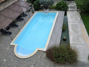 Outdoor pool - Beautiful and Stylish Town House With Private Swimming Pool in the Middle of Cavaillon (Cavaillon)