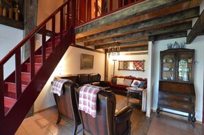 House | Living room | Fireplace - House Situated Peacefully on a Vast Green (Bergen op Zoom)