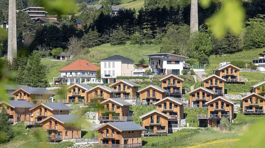 Chalet by the ski Lift With Balcony and Sauna