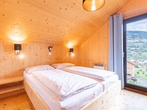 Chalé | 4 quartos, individualmente mobiliados