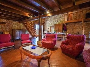 House | Living room - Scenic Holiday Home in Biron With Private Swimming Pool (Biron)