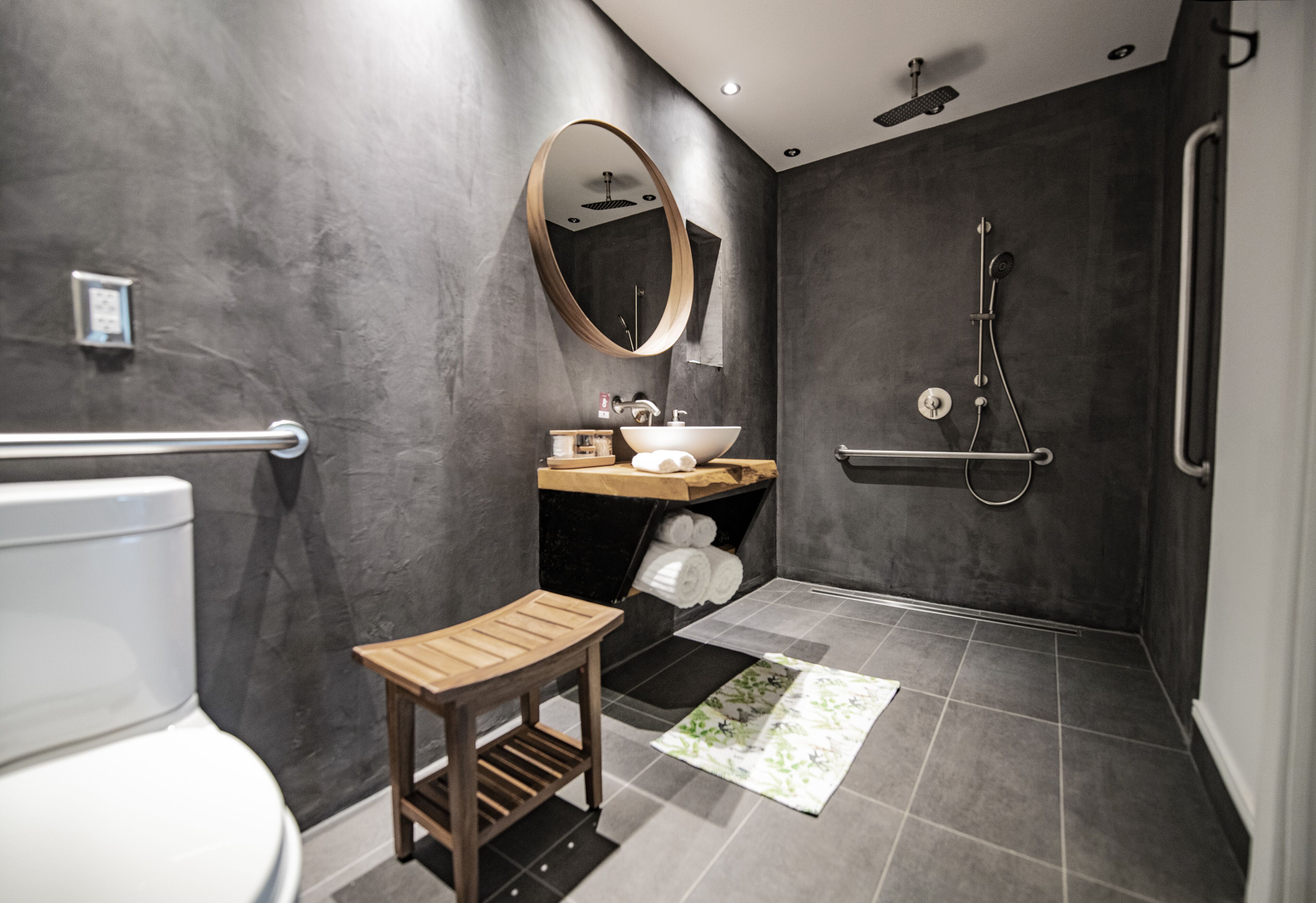 studio, accessible | bathroom | shower, rainfall showerhead, free toiletries, hair dryer