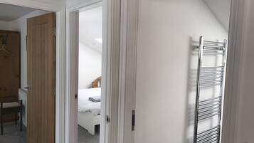 2 bedrooms, iron/ironing board, travel cot, WiFi