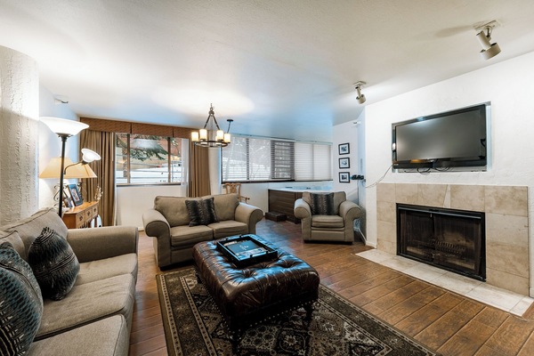 Living Area with Sleeper Sofa