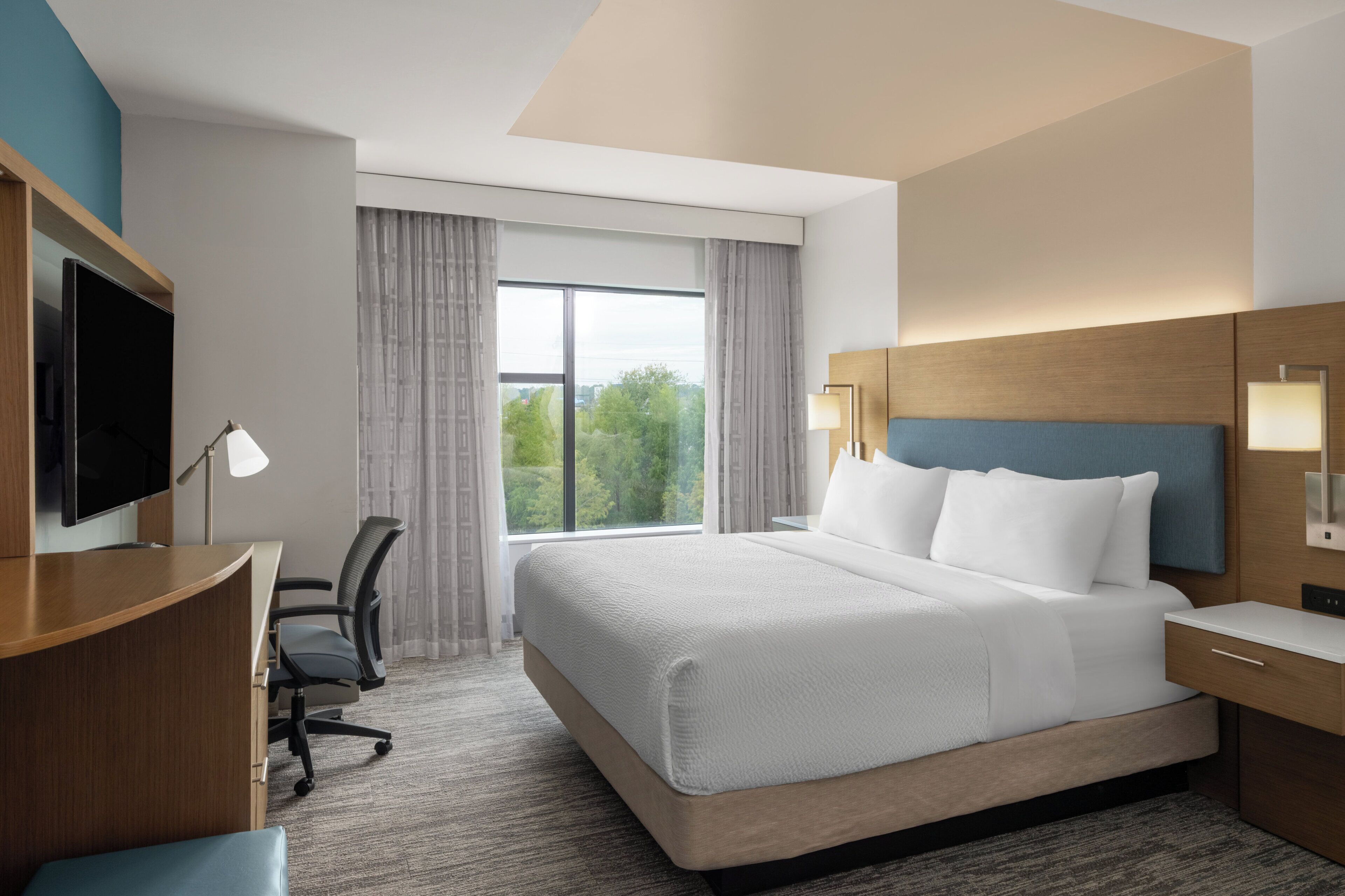 Camera Standard, 1 letto king | Biancheria da letto di alta qualità, copriletto in piuma