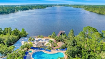 Et oppvarmet basseng