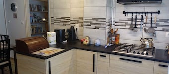 Casa vacacional con jardín y terraza cerca del centro