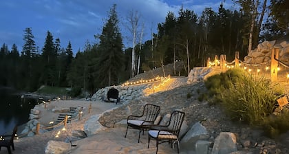 Private Cove River Home with water toys, 200 foot sandy beach and boat dock.