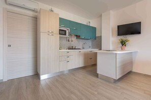 Fridge, stovetop, dishwasher