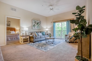 TV, DVD player, table football, ping pong