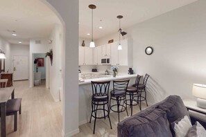 TV, DVD player, table football, ping pong