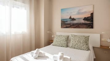 2 bedrooms, iron/ironing board, travel crib, WiFi