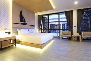 Light House Suite | 高档床上用品、Select Comfort 床、迷你吧（备有免费物品）、客房内保险箱