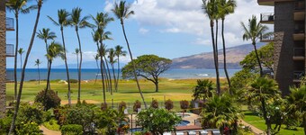 Enjoy Ocean Views From Lanai, Living room & Bedroom, Beachfront Pool!