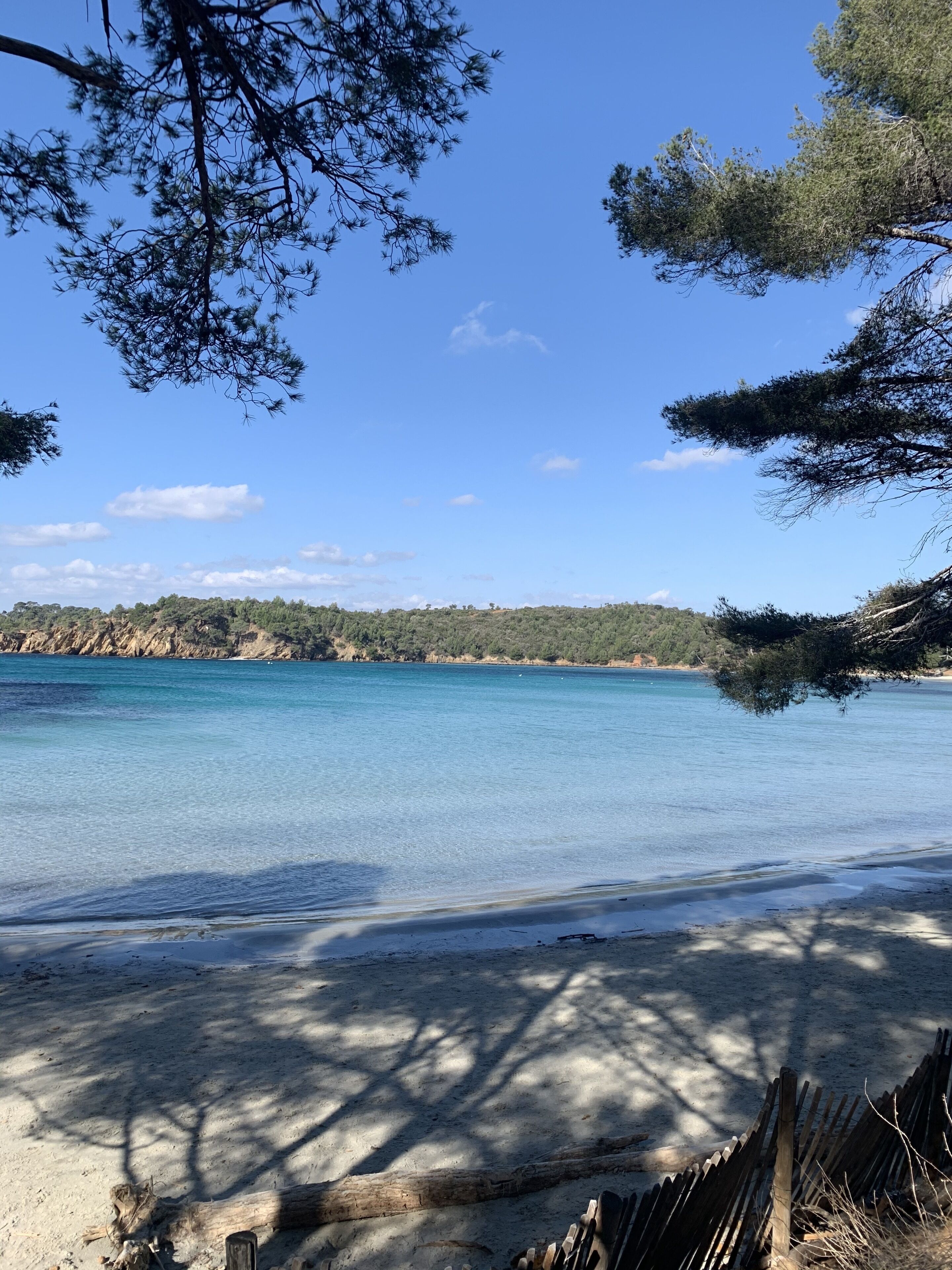 Plage, chaises longues