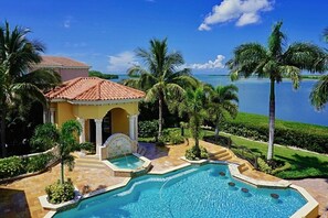 Pool - Tierra Verde - St. Petersburg Waterfront Mansion Estate - Pool - Boat Dock (Tierra Verde)
