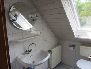 Een douche, een haardroger
