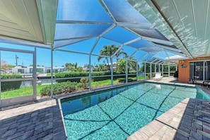 Pool - Island Jewel - Private Anna Maria Pool Home on the Canal -  By Island Real Estat (Holmes Beach)