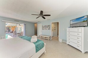 3 bedrooms, internet, bed sheets
