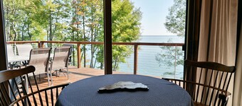 Lake Shore Home with private dock and large deck--1 mile from Bayfield