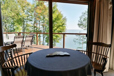 Lake Shore Home with private dock and large deck--1 mile from Bayfield