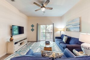 TV, DVD player, foosball, table tennis