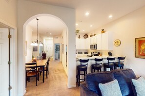 TV, DVD player, table football, ping pong