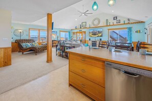 Smart TV, video games, DVD player, foosball