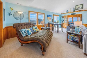 Smart TV, video games, DVD player, foosball