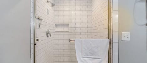 Hair dryer, towels