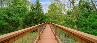 Kayaks*Forest View*Firepit*King*Lakefront*Gameroom