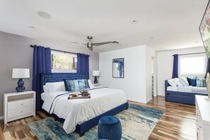 5 bedrooms, iron/ironing board, travel crib, free WiFi