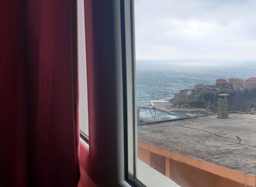 Family apartment with sleeping room and living room