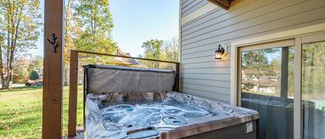 Bain à remous extérieur