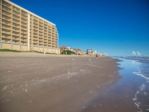 Na praia