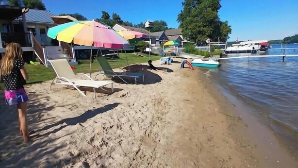 Am Strand, Liegestühle