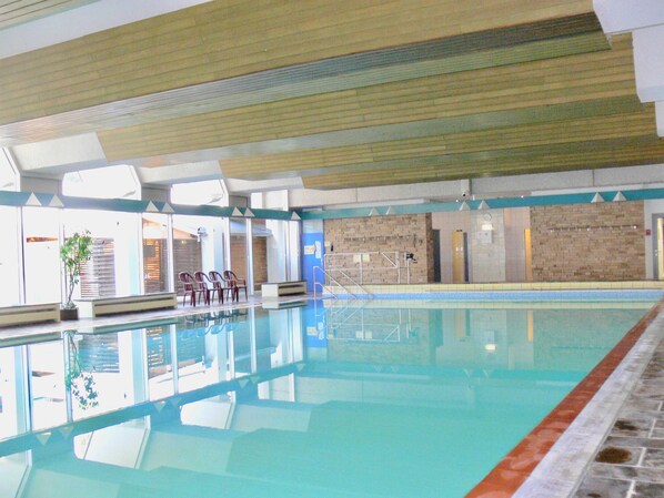 Indoor pool, a heated pool