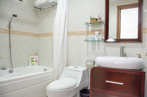 Standard Double Room | Bathroom | Combined shower/tub, hair dryer, slippers, towels - Theadora 75 (Ho Chi Minh City)